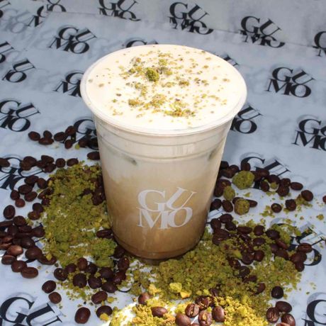 Iced Pistachio Cold Foam Latte